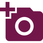 icono maquina de fotos plus